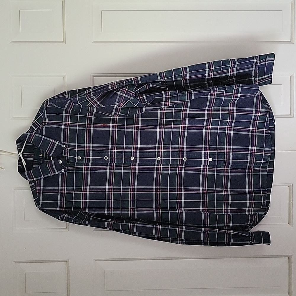 Ralph Lauren Slim Fit Stretch Oxford button down shirt sz xl